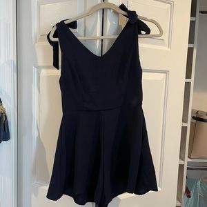 Navy blue romper